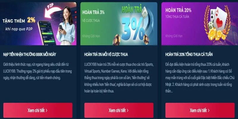 Tổng quan các loại khuyến mãi tại bj3888 nổ hũ